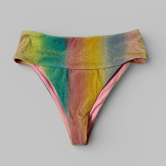 Gianni Bini Rainbow Sparkle Bikini - Picture 5 of 8